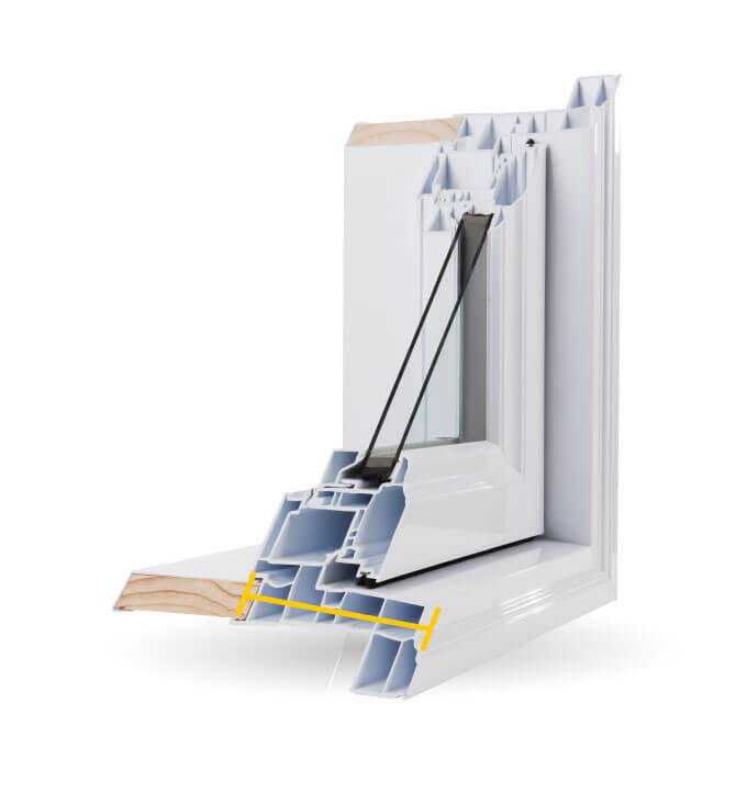 Casement Windows - 4 1/2″ PVC Welded Frame