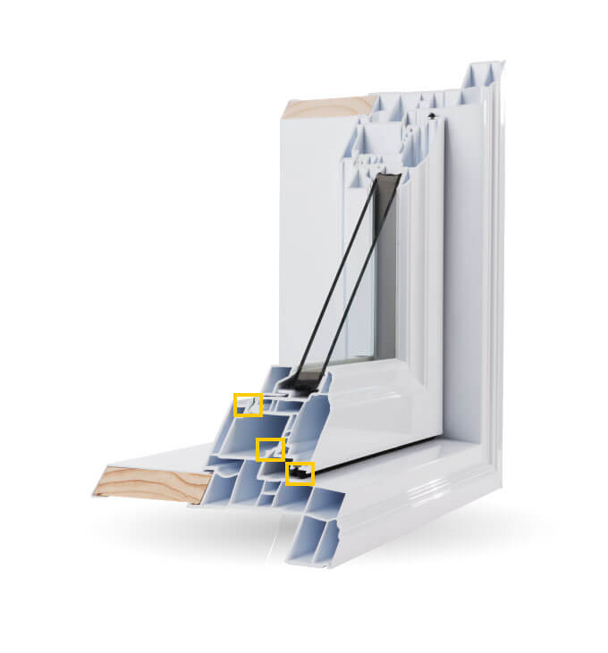 Awning Windows - Triple Weather Seals