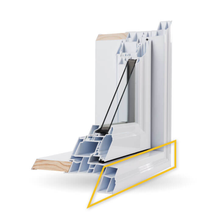 Casement Windows - Integrated Brickmould