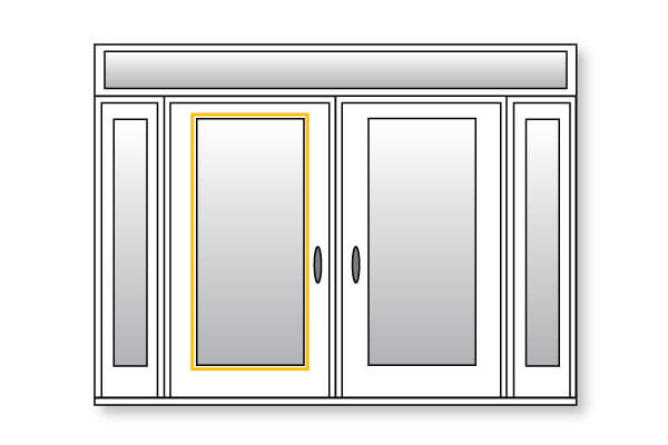 Steel Entry Doors - Glass Insert Option