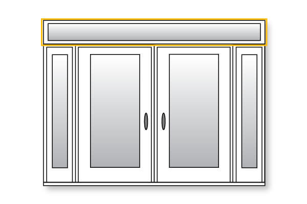 Steel Entry Doors - Transom Option