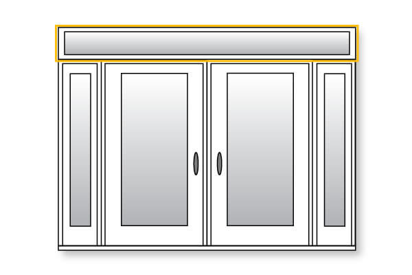 Steel Entry Doors - Transom Option